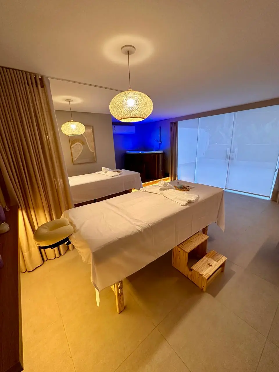 Sala de massagens da Drs da Beleza